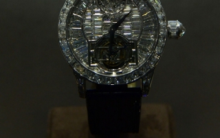 价格你猜?萧邦全钻L.U.C Tourbillon腕表实拍
