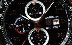 酷炫钛金属表壳 卡莱拉1887赛车计时码表实拍