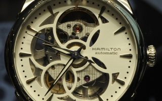 2013巴塞尔Hamilton Jazzmaster Viewmatic Skeleton腕表实拍