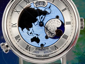 顶级世界时设计 简评宝玑经典系列世界时腕表