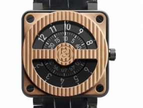 柏莱士BR 01-92 Compass 限量版新品黄金罗盘手表