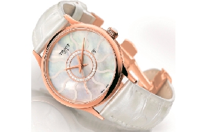 天梭推出新款玫瑰金梦女士腕表