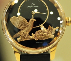 限量八只 北京現貨雅克德羅18K金雕小鳥腕表