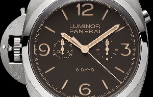 沛纳海 Luminor 1950 左撇子8天动力储存钛合金计时码表 PAM00579