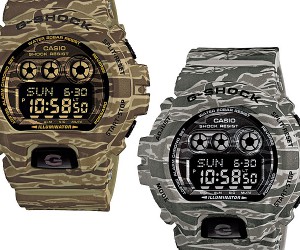 大玩军事迷彩风 G-Shock推出GD-X6900CM、GD-120CM系列新款