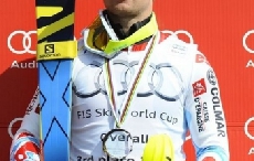 Alexis Pinturault取得高山滑雪比赛季军