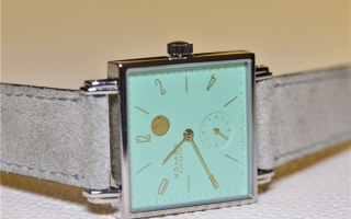 2014巴塞尔NOMOS Tetra系列艾绿色腕表欣赏