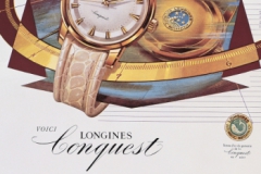 浪琴表2014巴塞尔表展新品： 康卡斯系列60周年纪念复刻限量款腕表