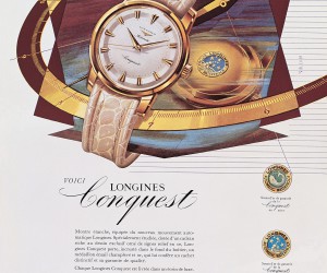 浪琴表2014巴塞尔表展新品： 康卡斯系列60周年纪念复刻限量款腕表