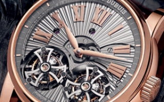 非凡技艺 品鉴Hommage Double Flying Tourbillon双飞行陀飞轮腕表