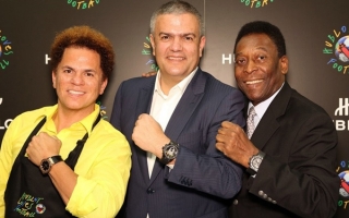 宇舶表&贝利在美国发起“Hublot Loves Football”活动