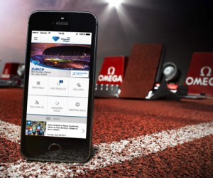歐米茄攜手國際田聯鉆石聯賽發布智能手機app應用程序