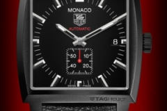 豪雅推出摩纳哥系列全新Full Black 37 mm 腕表