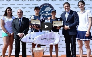 Federica Rossi 赢得2014浪琴表未来之星网球联赛冠军