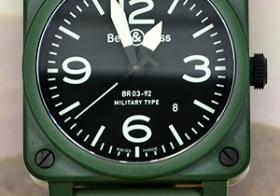 硬朗的迷彩綠 柏萊士AVIATION系列腕表BR 03-92 MILITARY CERAMIC簡評