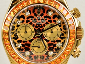 极致完美 简评劳力士迪通拿系列豹纹款腕表