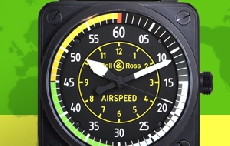 微缩于手腕的空速表 柏莱士AVIATION系列腕表BR 01 AIRSPEED简评