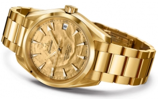 歐米茄拍賣海馬系列Aqua Terra黃金腕表