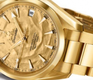 OMEGA Seamaster Aqua Terra「Goldfinger」黄金腕表