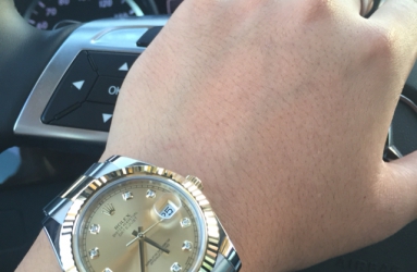 人生第一块劳 ROLEX间金DD日历款 