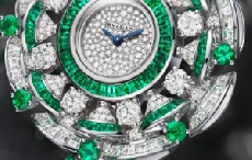 宝格丽DIVA系列祖母绿高级珠宝腕表 荣获第14届日内瓦高级钟表大赏（GPHG）“最佳珠宝腕表”奖