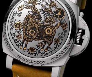 沛纳海特别推出羊年限量版腕表——Luminor 1950 Sealand 3日动力储存精钢腕表