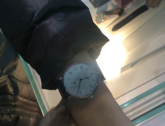 NOMOS Tangente从601到172 最爱那点骚红