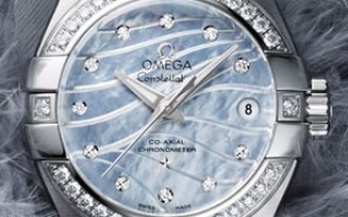 永恒经典 品鉴欧米茄星座系列27毫米同轴女款镶钻腕表