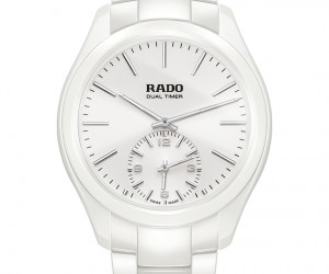 雷達皓星系列高科技陶瓷雙時區觸感腕表