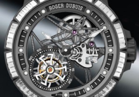 跨界融合 品鑒羅杰杜彼Excalibur Spidr系列飛行陀飛輪鑲鉆腕表