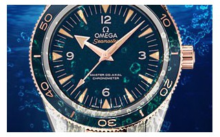 重温经典 品鉴欧米茄海马300系列钛金腕表