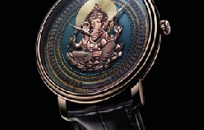 宝珀Villeret系列赤铜彩绘腕表