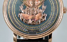 极致精工 宝珀Villeret系列赤铜彩绘腕表