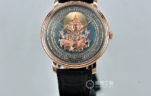 极致精工 宝珀Villeret系列赤铜彩绘腕表