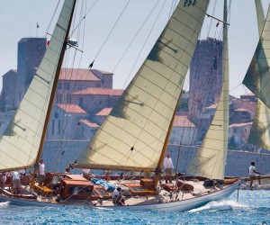2015年沛纳海古典帆船挑战赛 80艘经典帆船昂然进驻蔚蓝海岸