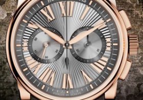 精準與古典的完美融合 品鑒羅杰杜彼Hommage系列玫瑰金計時腕表