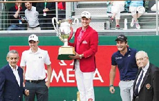 高尔夫奇才丹尼•威利特勇夺欧米茄欧洲大师赛冠军