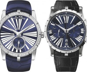 ROGER DUBUIS中国情人节腕表精选碧蓝海洋、黑夜星空幻化情人对表