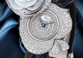 唯美演绎 品鉴宝玑高级珠宝系列Secret de la Reine白金腕表