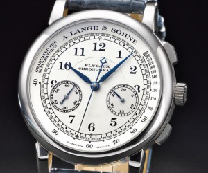 朗格為2015年“鐘表與奇跡”呈現1815 Chronograph白金手表