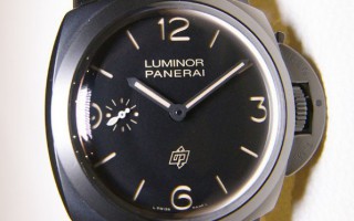 历史延伸 沛纳海Luminor 1950系列钛金属DLC腕表