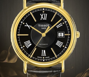 典雅高贵之姿 品鉴天梭CARSON系列金质表壳腕表