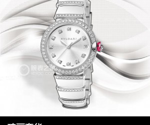 瑰麗奢華 品鑒寶格麗LVCEA系列白金鑲鉆腕表