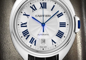 典雅之鑰 品鑒卡地亞CLé DE CARTIER系列白金款腕表