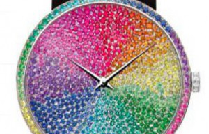 时尚前卫 迪奥La D de Dior系列彩虹腕表