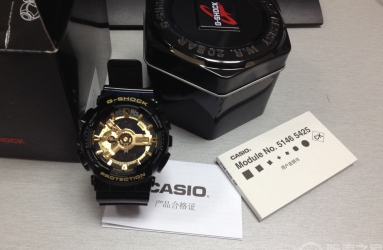 第一只Casio 黑金GA110GB