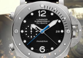 硬朗霸气 品鉴沛纳海LUMINOR 1950系列飞返计时腕表