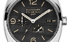 沛纳海Radiomir 1940系列3日动力储存显示两地时间PAM00628腕表