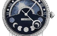 卡地亚Rotonde de Cartier 昼夜显示月相腕表