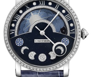 卡地亚Rotonde de Cartier 昼夜显示月相腕表